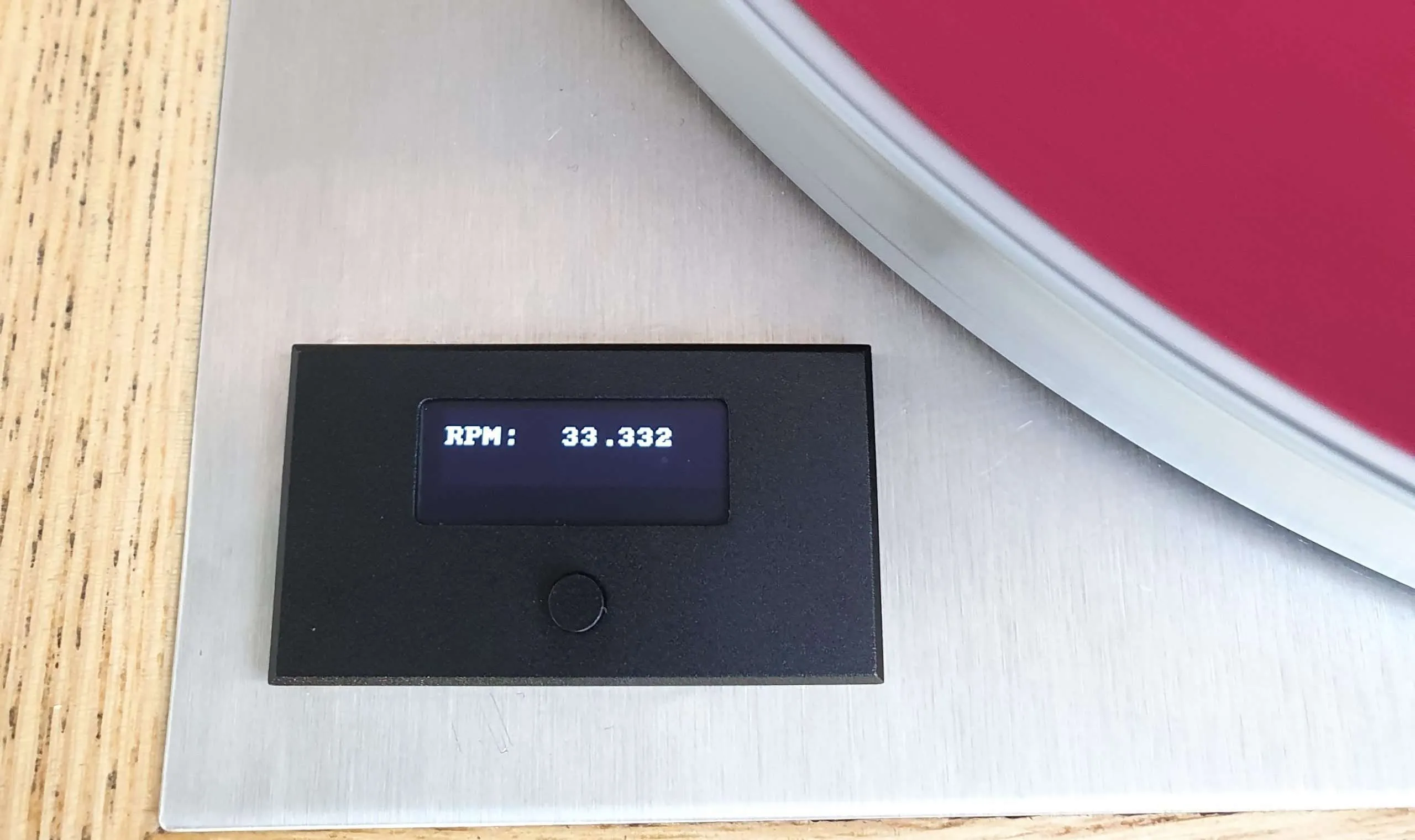 Zeus combined speed display and power switch