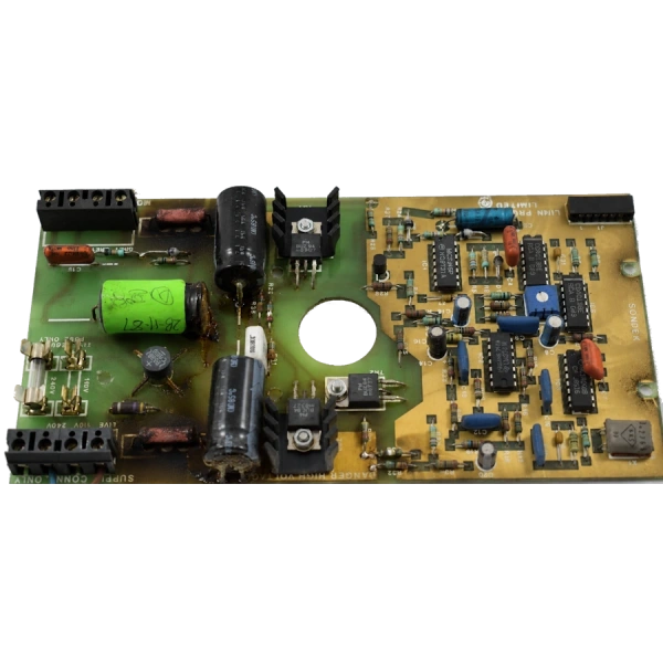 Linn Valhalla with leaking electrolytic capacitors and charred resistors